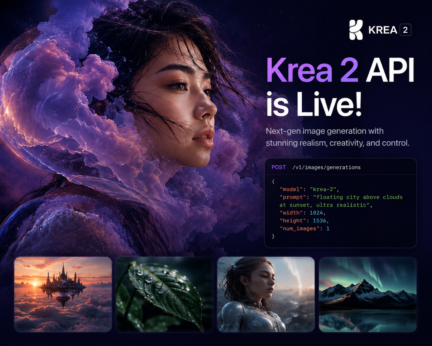 Krea — text to image model on Pixazo
