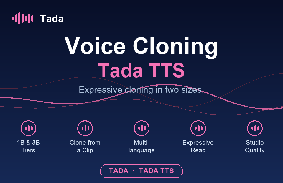 Tada TTS 3 audio generation model on Pixazo