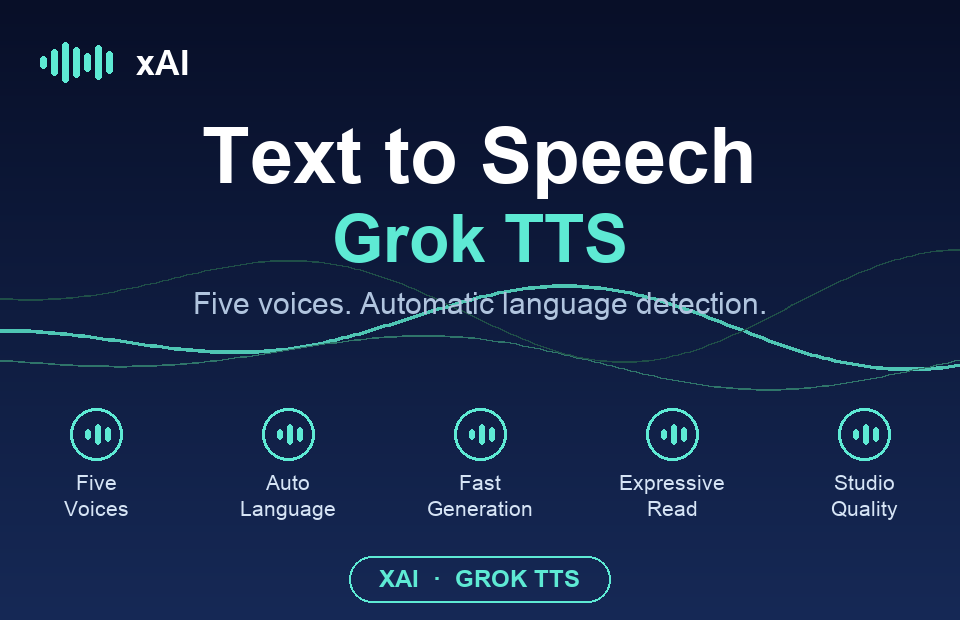 Grok Voice audio generation model on Pixazo